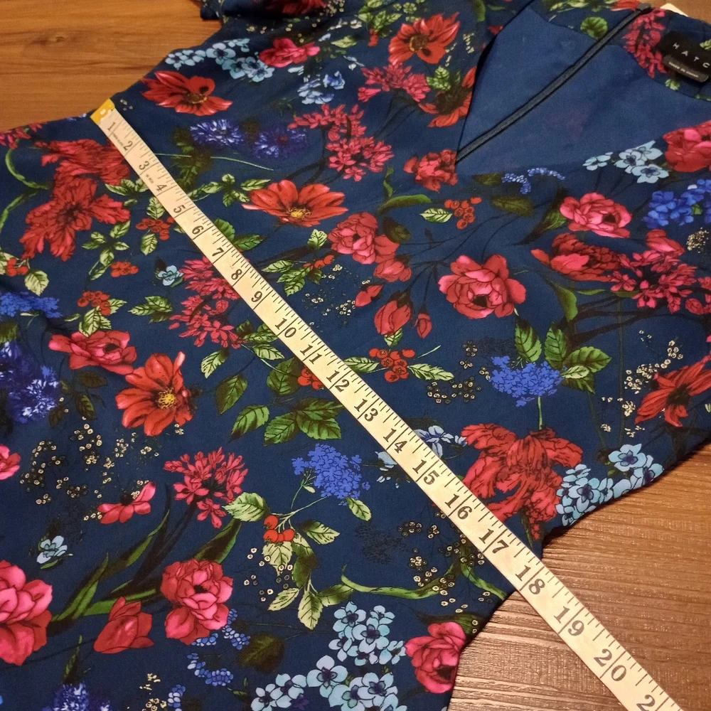 hatch the grace maternity dress in blue queen floral